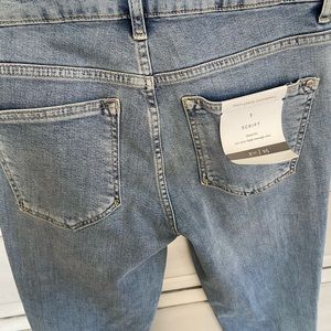 Nwot Anthro Pilcro Script High-Rise Pear